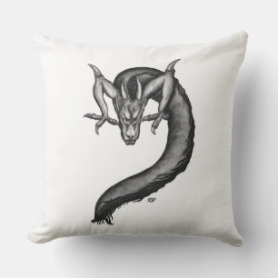 Dragon in Tattoo Style Cushion