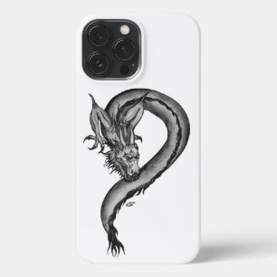 Dragon in Tattoo Style iPhone 13 Pro Max Case