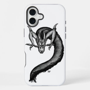 Dragon in Tattoo Style iPhone 16 Plus Case