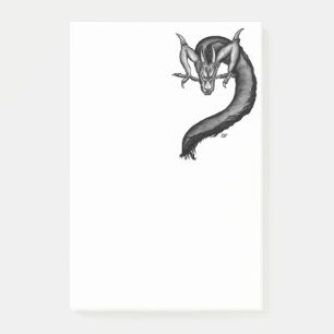Dragon in Tattoo Style Post-it Notes