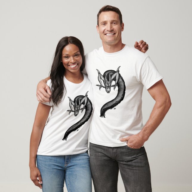 Dragon in Tattoo Style T-Shirt (Unisex)