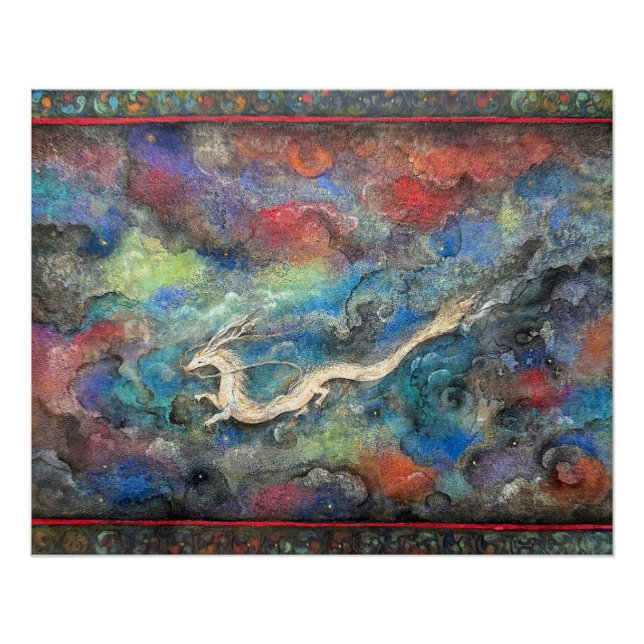 Dragon in the Clouds Poster (Front)