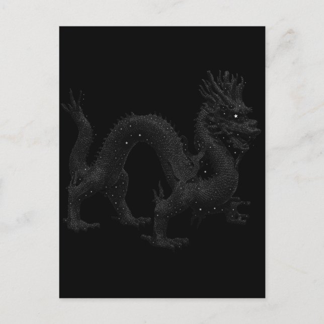 Dragon In the Stars Postcard (Front)