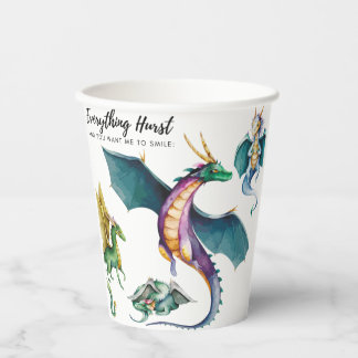 Dragon is a reptile-like legendary paper cups