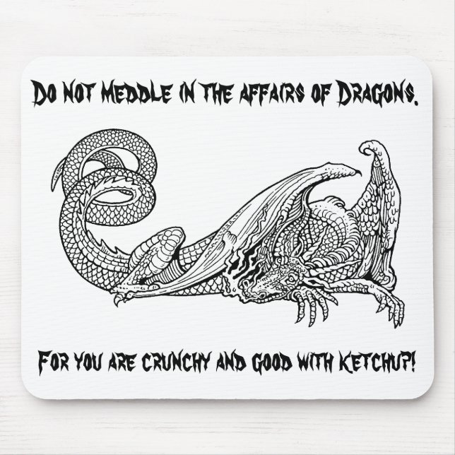 Dragon Ketchup 2 Mouse Pad (Front)