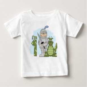 Dragon Knight 1st Birthday Baby T-Shirt