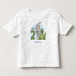 Dragon Knight 2nd Birthday Personalised Toddler T-Shirt