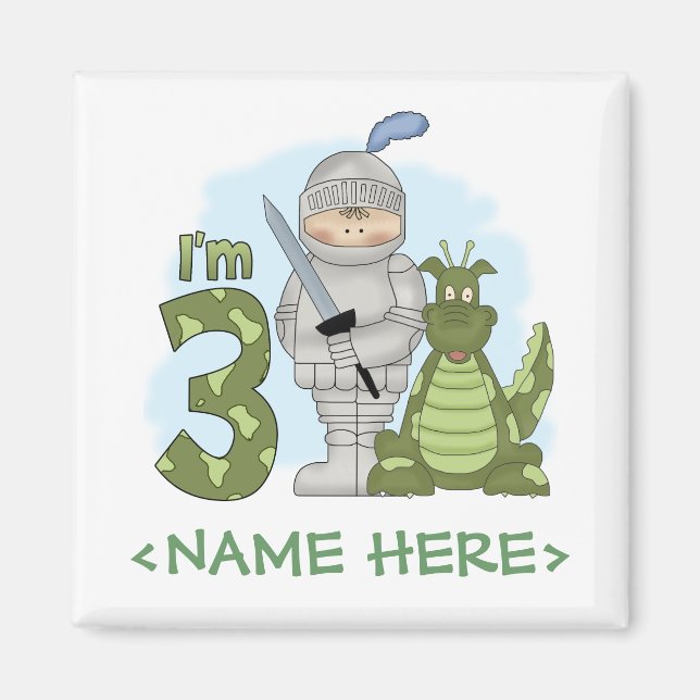 Dragon Knight 3rd Birthday Magnet (Front)