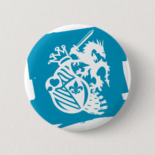 Dragon_Knight 6 Cm Round Badge