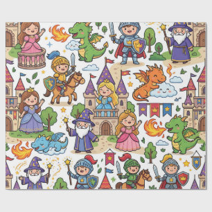Dragon Knight Castle Wrap – Fairy Tale Paper