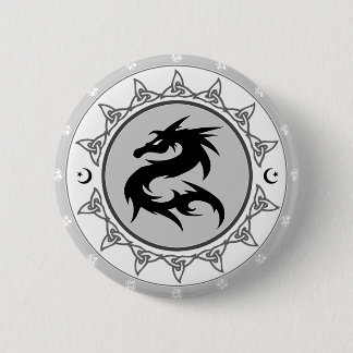 Dragon Knot 4 6 Cm Round Badge