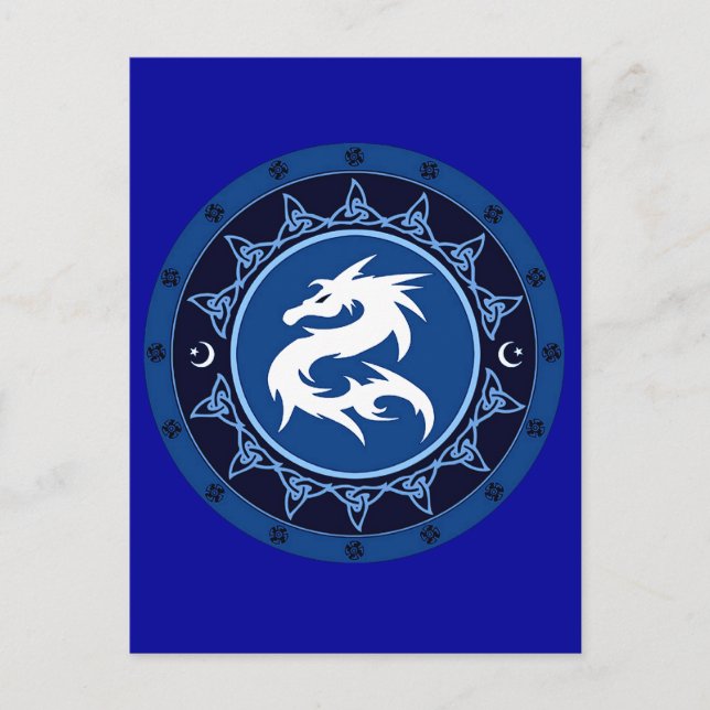 Dragon Knot Postcard (Front)