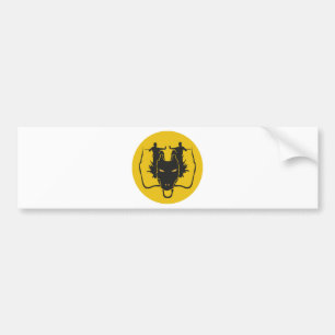 Dragon Kung fu Bumper Sticker