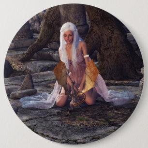 Dragon Lady 6 Cm Round Badge