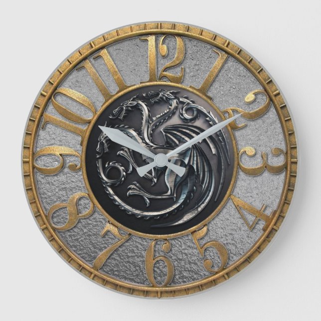 Dragon Large Clock (Front)
