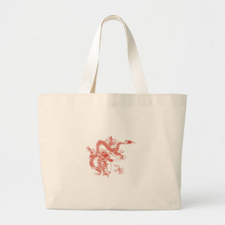 dragon large tote bag