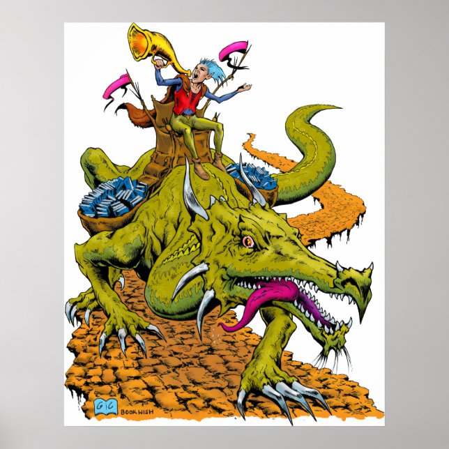 Dragon Library Poster (Front)