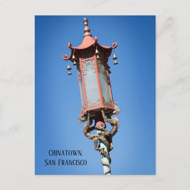 Dragon Light, Chinatown, San Francisco, CA Postcard (Front)