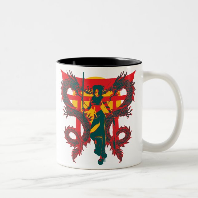 Dragon Lilly Mug (Right)