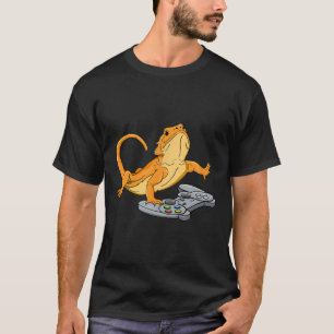 Dragon Lizard Gamer Video Game Gecko T-Shirt