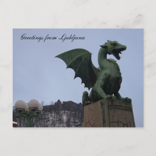 dragon ljubljana postcard