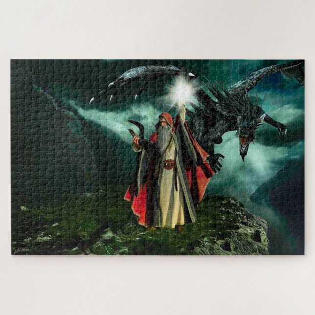 Dragon Lord Fantasy Jigsaw Puzzle (Horizontal)