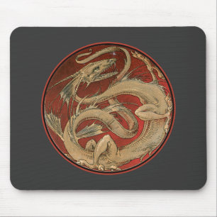 Dragon Lore Art Nouveau Mouse Pad
