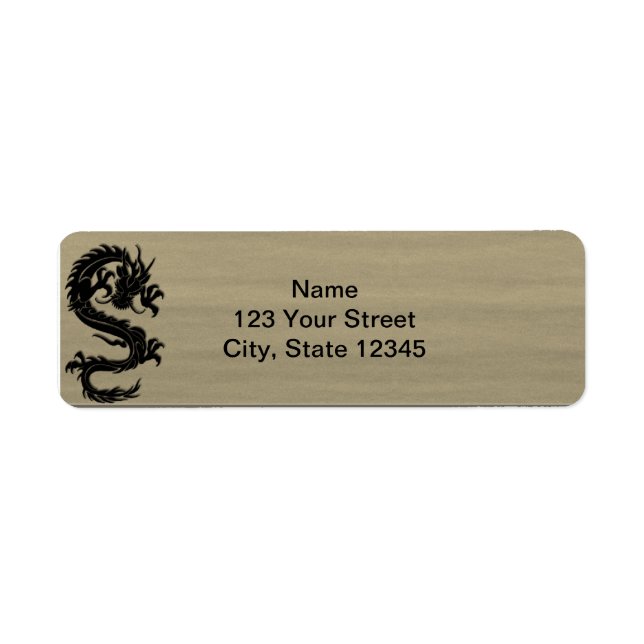 Dragon Love 1 Return Address Label (Front)