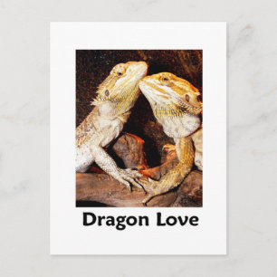 dragon love postcard