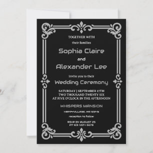 Dragon Love Tarot Wedding Invitation