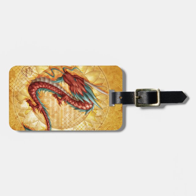Dragon Luggage Tag (Front Horizontal)