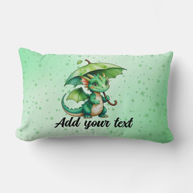 Dragon Lumbar Pillow – Fantasy Style (Front)