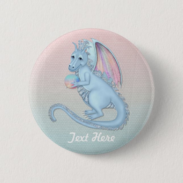 Dragon Magic 6 Cm Round Badge (Front)