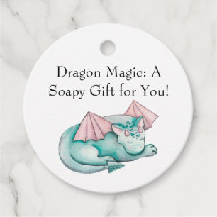 Dragon magic: A soapy Gift For You Soap Favour Tag