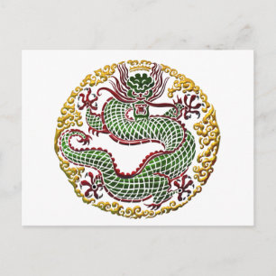 Dragon Medallion Postcard