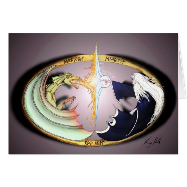 Dragon & Merlin (Front Horizontal)