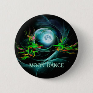 Dragon Moon dance 6 Cm Round Badge