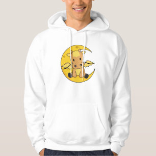 Dragon Moon Good Night Dragon Fantasy Hoodie