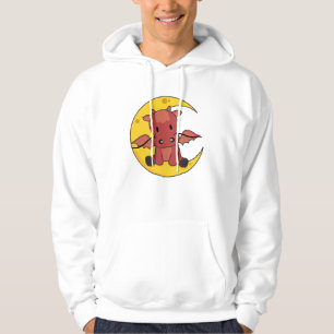 Dragon Moon Good Night Dragon Fantasy Hoodie