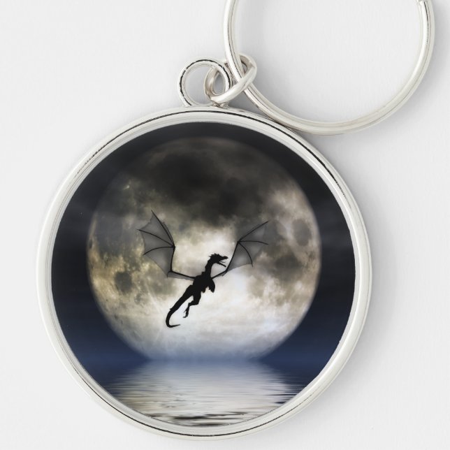 Dragon Moon Keychain (Front)