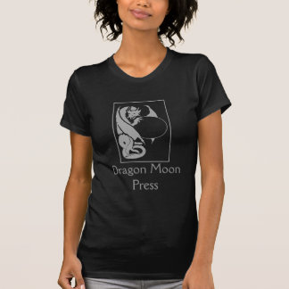 Dragon Moon Press T-shirt - silver logo