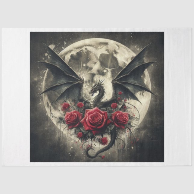 Dragon Moon Tissue Paper (Front)