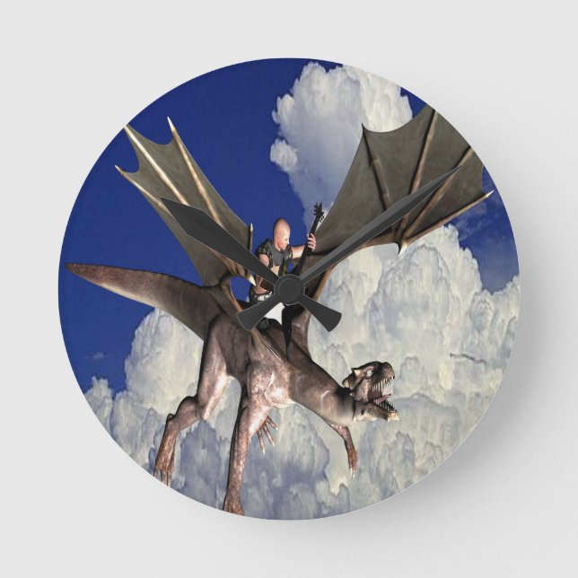 Dragon music in the Clouds Round Clock (Front)