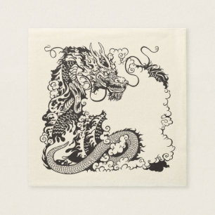 dragon napkin