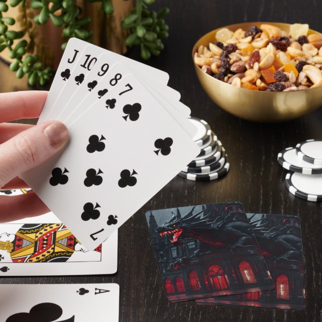 Dragon never loses  playing cards (In Situ)