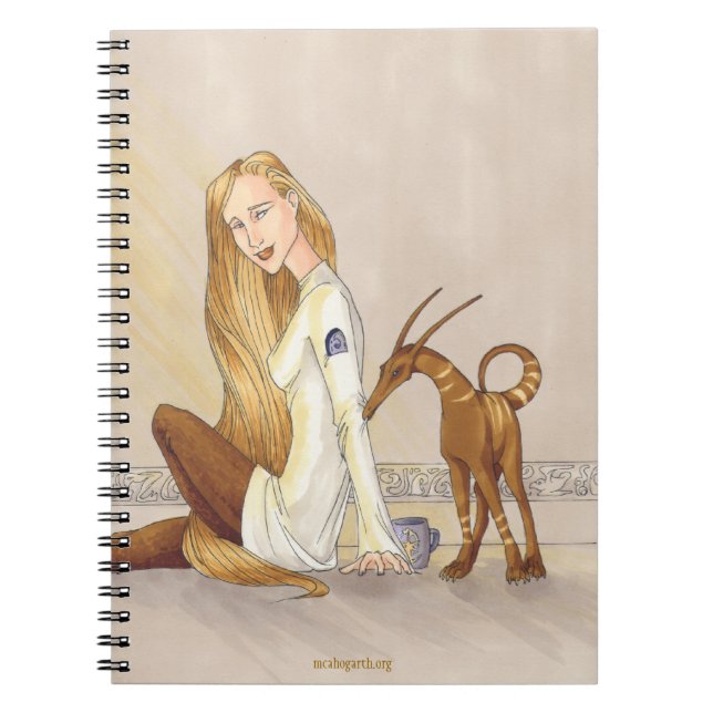 Dragon-Nibbled Notebook (Front)