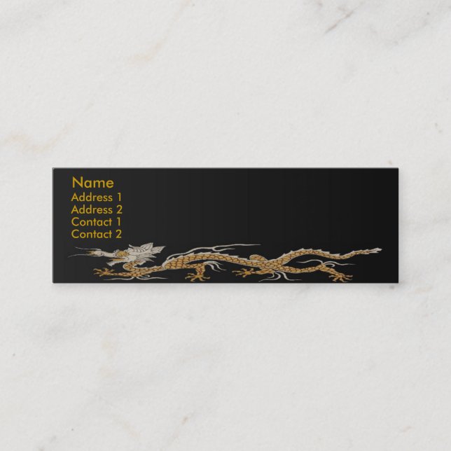 Dragon Of Buddhan Profile Card (Front)