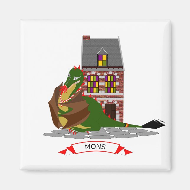 Dragon of Mons, Belgium Magnet (Front)