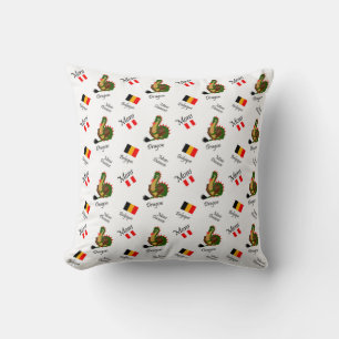 Dragon of the city Mons, Belgium Cushion