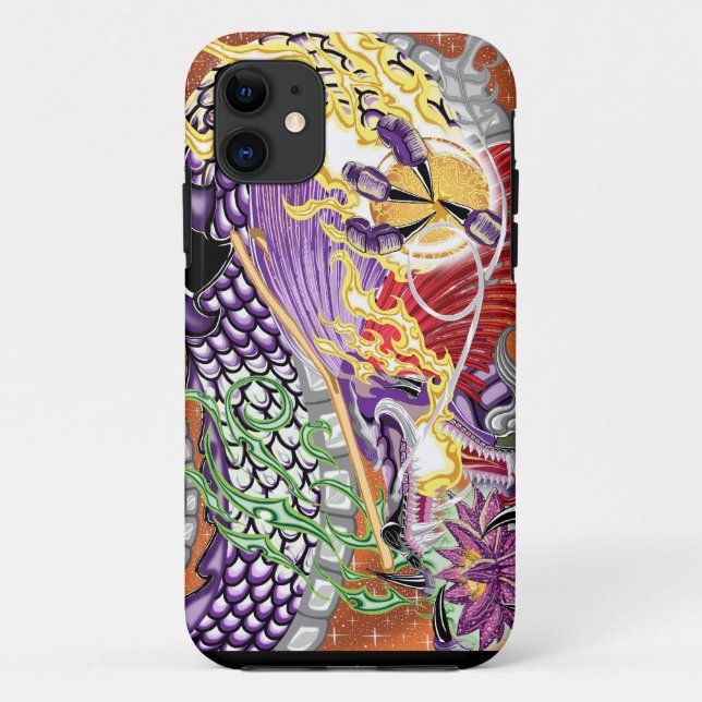 Dragon Of The Lotus iPhone5/5S Cases (Back)